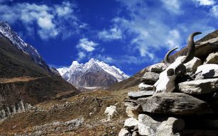 Manaslu Mountain View during trek