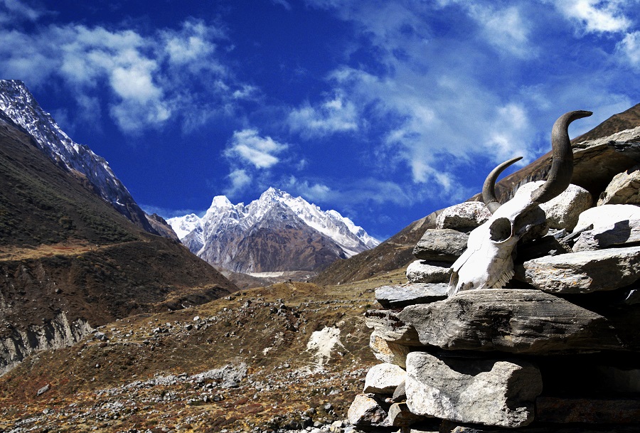 Manaslu Mountain View during trek